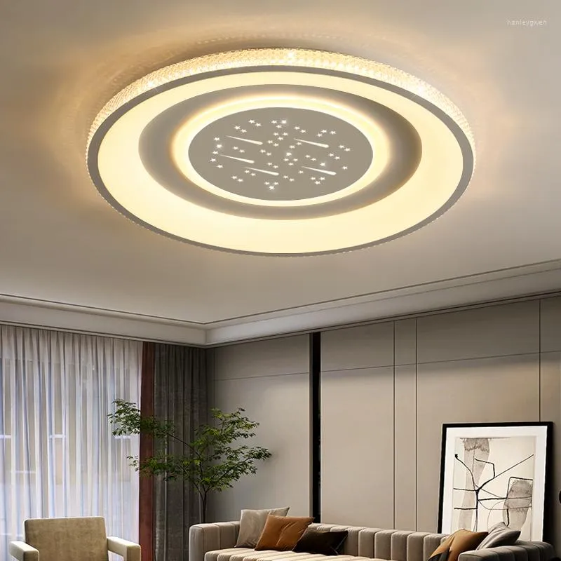 Потолочные светильники современные минималистские светодиодные лампы круглый дом украшения гостиная спальня.