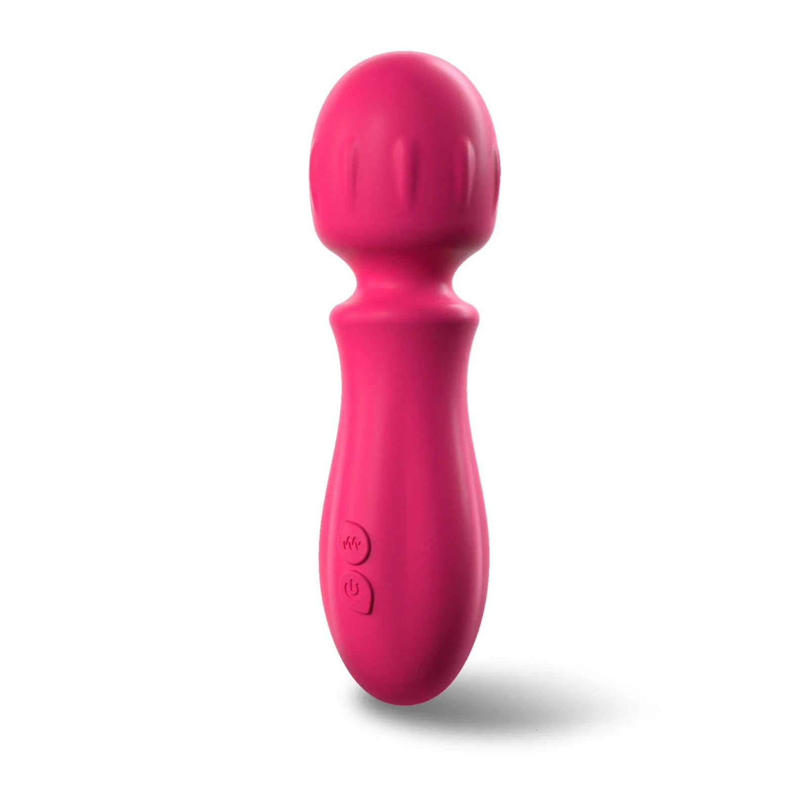 Massaggiatore giocattolo sessuale Hantway vibratore AV rivestito in gomma siliconica liquida per donna Bastone da massaggio impermeabile con ricarica a vibrazione a 10 frequenze Masturbazione