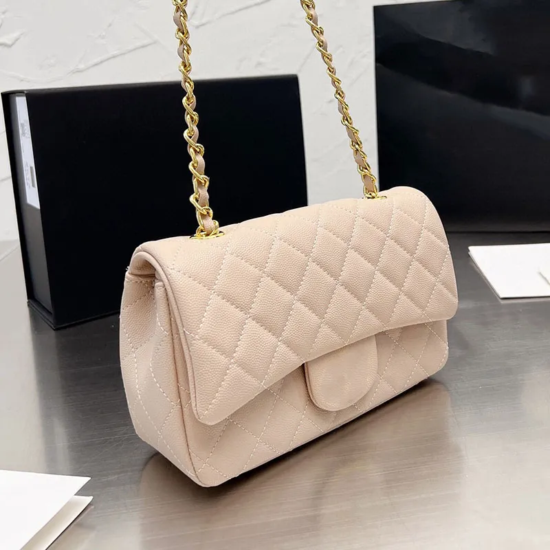 22F/W Womens Classic Mini Flap Rectangle Quilted Bags Caviar Leather  Calfskin Gold Metal Hardware Matelasse Chain Crossbody Shoulder Sacoche  Handbags 20CM From Ccbag888, $17.46