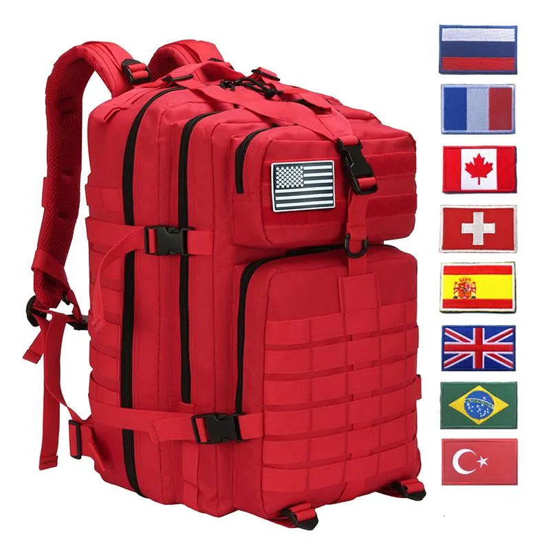 Mochilas Tácticas Militares De 50L, Bolsa De Entrenamiento Para Gimnasio Y  Fitness Para Hombre, Senderismo Al Aire Libre, Camping, Viaje, Mochila De  Senderismo, Mochila Molle Del Ejército, 308H De 44,46 €