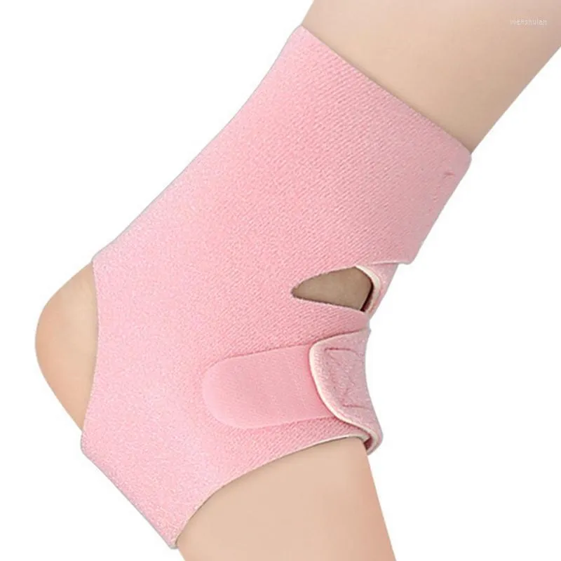 Support de cheville 1 pièces protège-pieds à manchon de Compression réglable avec trou de talon ouvert