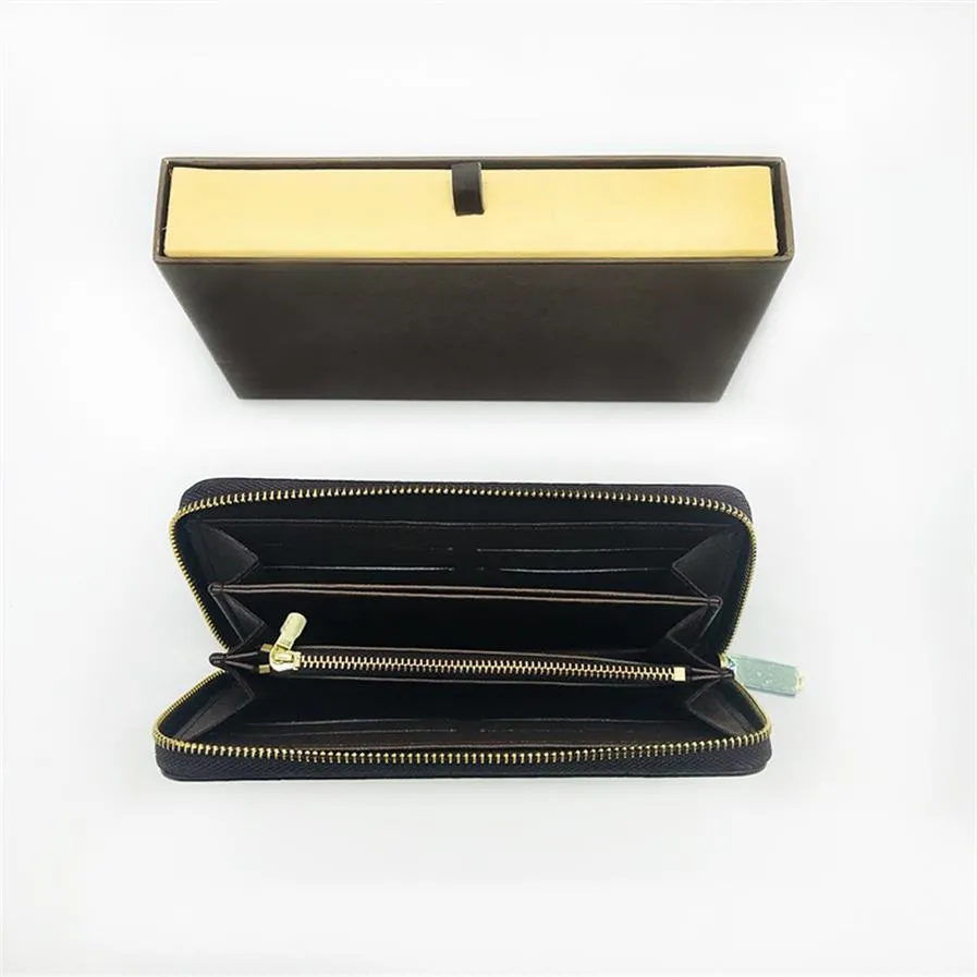2019 Nowy cały klasyczny standardowy portfel PUTH Modna Long Torebka Moneybag Zipper Moneta Monety Pocket Note Compartment OrganI224S