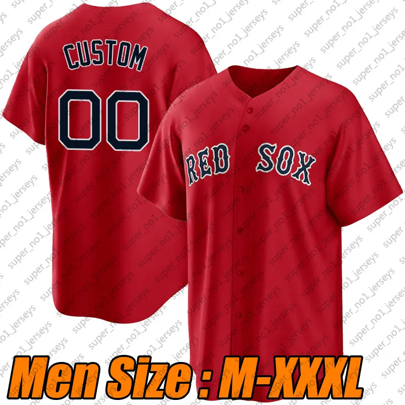 Boston red sox custom jersey sales