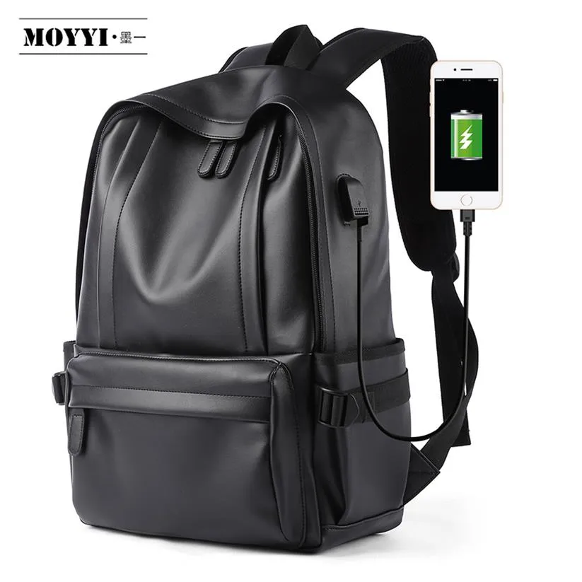 Moyyi Whole Guangzhou Laptop Bag College Men Backpack Leather Back