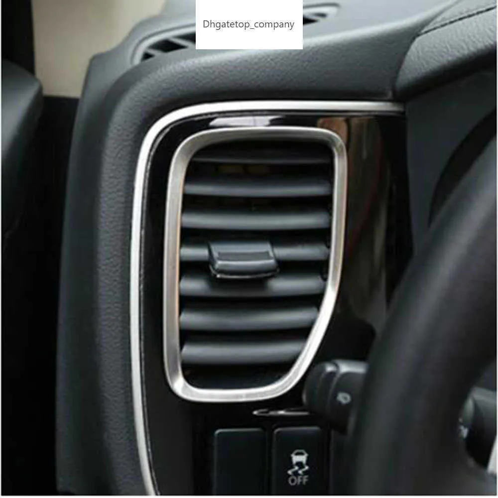 per Mitsubishi Outlander 2013-2020 acciaio inossidabile 2PCS accessori per l'uscita dell'aria del condizionatore d'aria