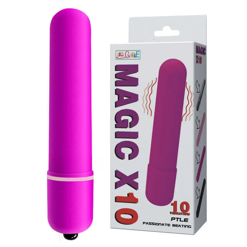 Sex Toy Massager Baile Fun Small Vibrator Naughty Spirit 10 Frequency Vibration Matte Material 14192