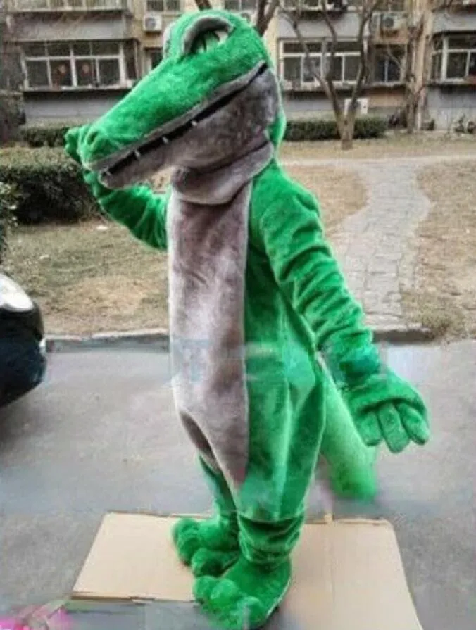Disfraz de mascota cocodrilo
