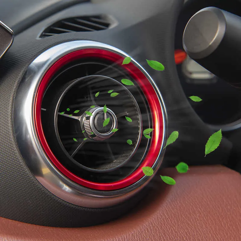 Zubehör Auto AC Air Outlet Klimaanlage Abdeckung Ring Vent Dekoration Trim  Für Mazda MX5 Mazda 2 CX3 MX 5 RF ND Von 21,92 €