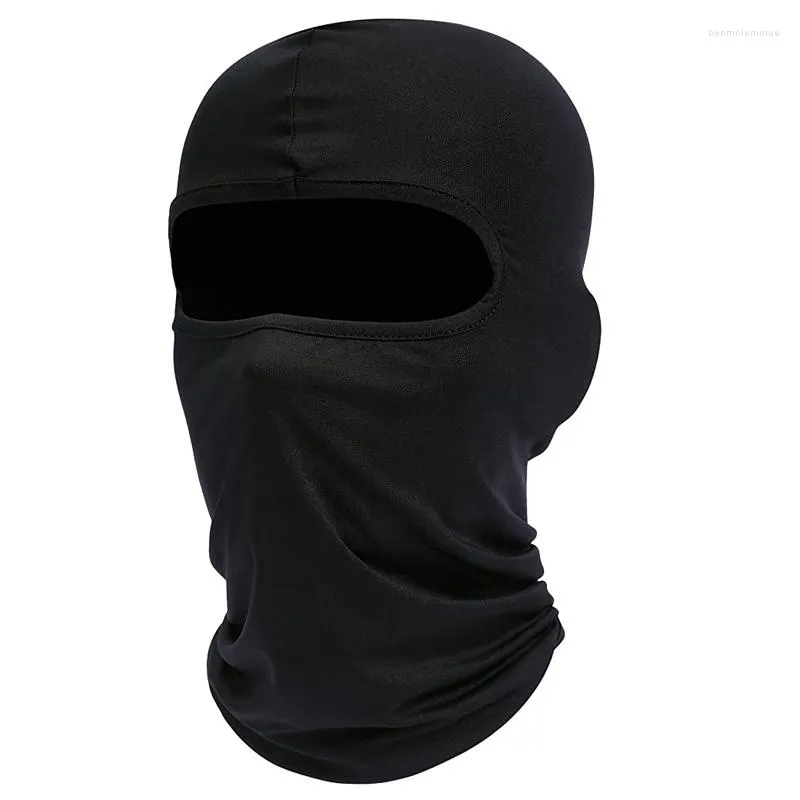 Basker skidmask för män Full Face Balaclava svarta masker som täcker halsen