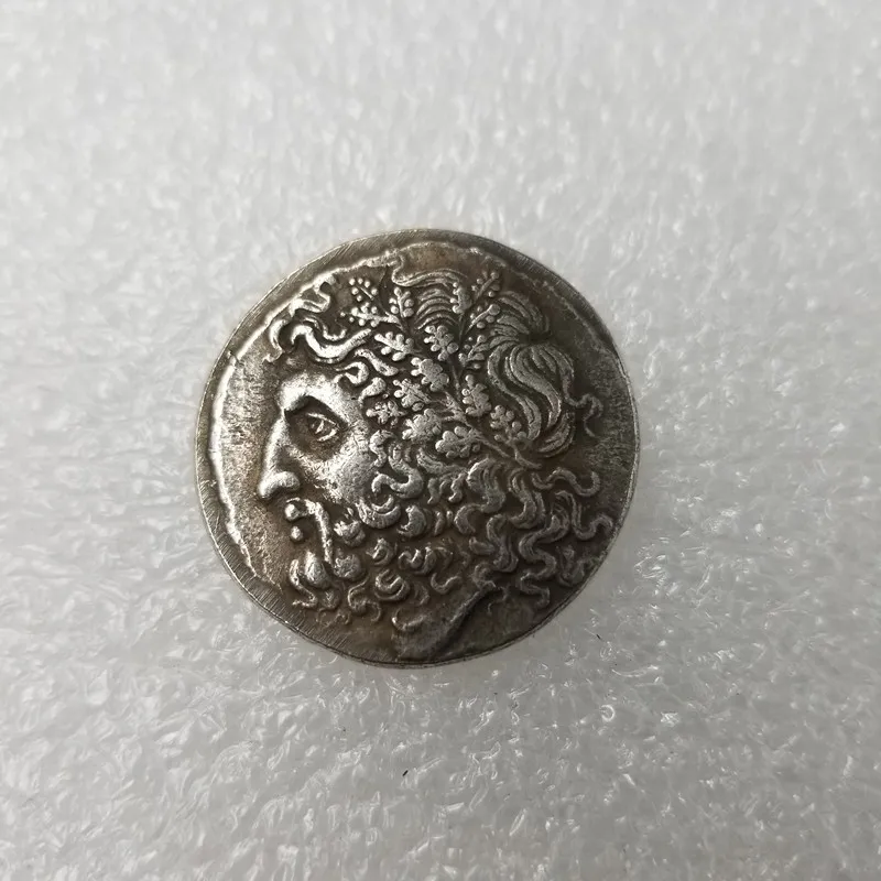 Forntida grekiska mynt Kopiera silverpläterade metallhantverk Specialgåvor Type3401