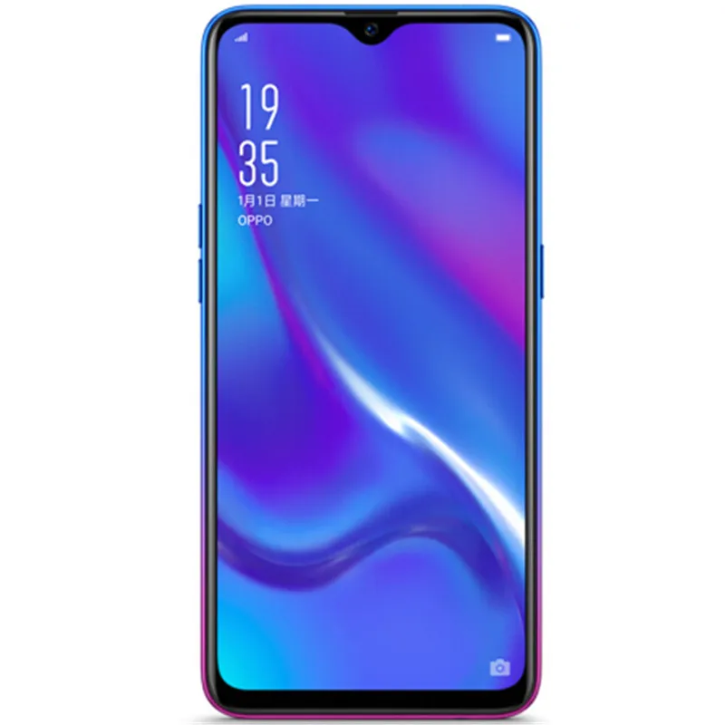 Oryginalny telefon komórkowy OPPO K1 4G LTE Smart 6GB RAM 64GB ROM Snapdragon 660 AIE Octa Core 25.0MP AI Android 6.4 "OLED pełny ekran ID linii papilarnych telefon komórkowy