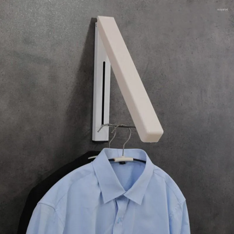 Hangers Wall-mounted Clothes Rack Multifunction Retractable Balcony Drying Foldable Saving Space Closet Wall Hanger