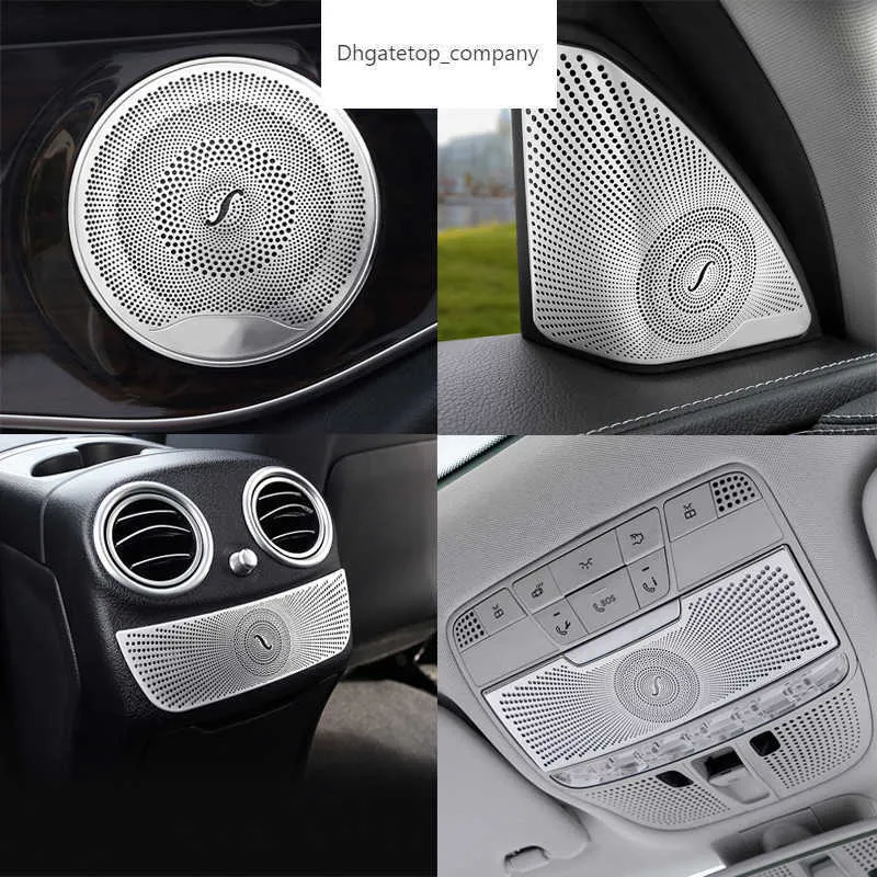 Car Audio Altoparlante Porta Altoparlante Copertura Trim Opaco per Mercedes Benz W213 W205 X253 Luce di Lettura Interni Tetto Cornici per lampade