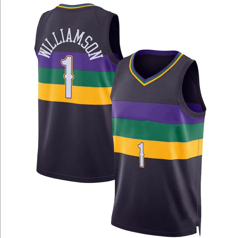 2022 1 Williamson Basketball Jerseys Yakuda Store Online Groothandel college draagt ​​comfortabele sportkleding Sport Groothandel populair