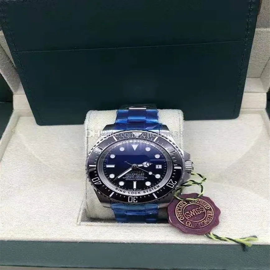 2021 Master Luksusowe męskie zegarek głębokie ceramiczna ramka morska-dwelrz ze stali nierdzewnej śladzie blokady blokady automatyczne zegarki mechaniczne na rękę