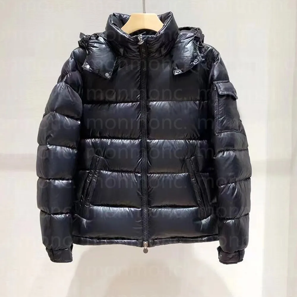 Hommes Down Vestes Styliste Manteau Parka Top Qualité Classique Puffer Veste À Capuchon Épais Vers Le Bas Manteaux Femmes Plume Coupe-Vent Survêtement Amovible Chapeau Taille XS-3XL