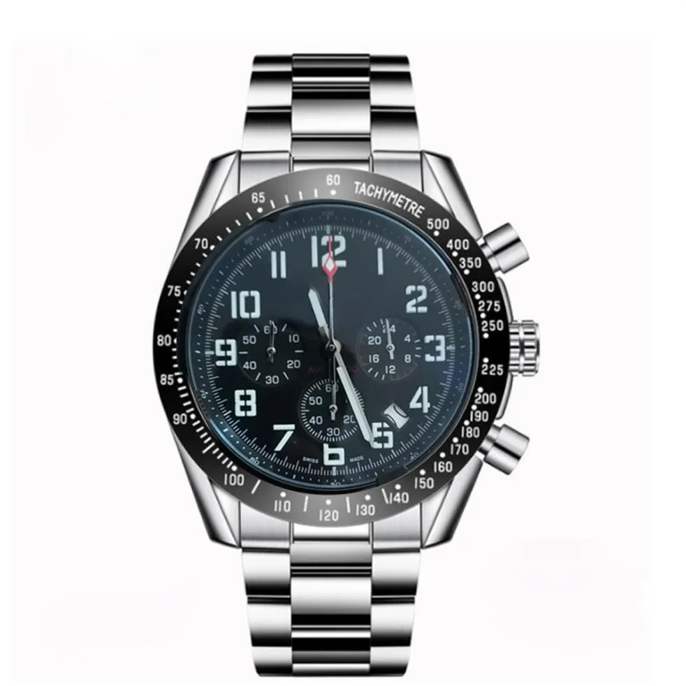 DESIGN 2022 Nuovi orologi da uomo di lusso 1884 6 Needle Fashion Sport Orologio al quarzo Stop Reloj Relogio Orologio da polso210e
