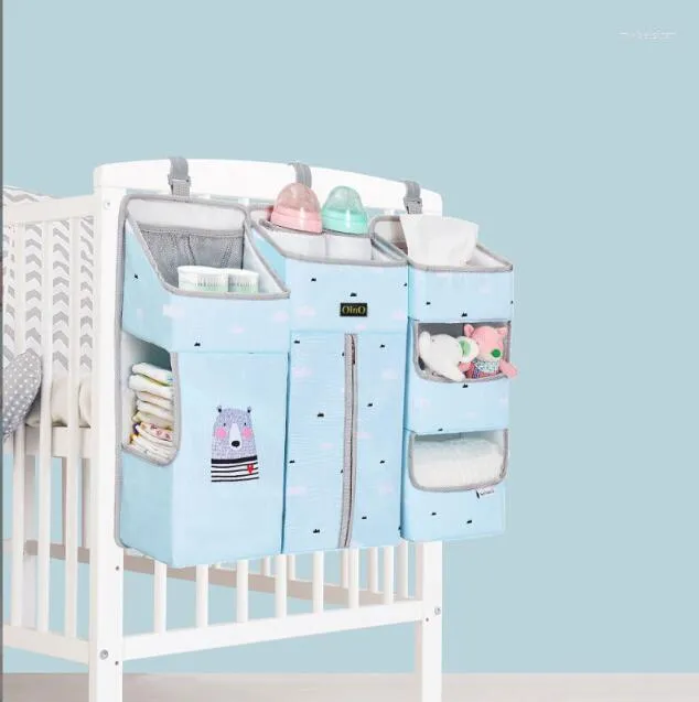 Wandelwagenonderdelen beddengoed verpleegstas babybed organisator hangende tassen geboren wiegluieropslag voor baby's baby kleding caddy