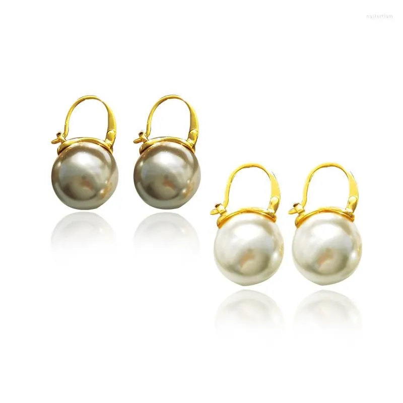 Studörhängen lyxdesigner för kvinnor 2022 Pearl Piercing Earings Jewelry Christmas Gift Y2K Accessories Korean Fashion