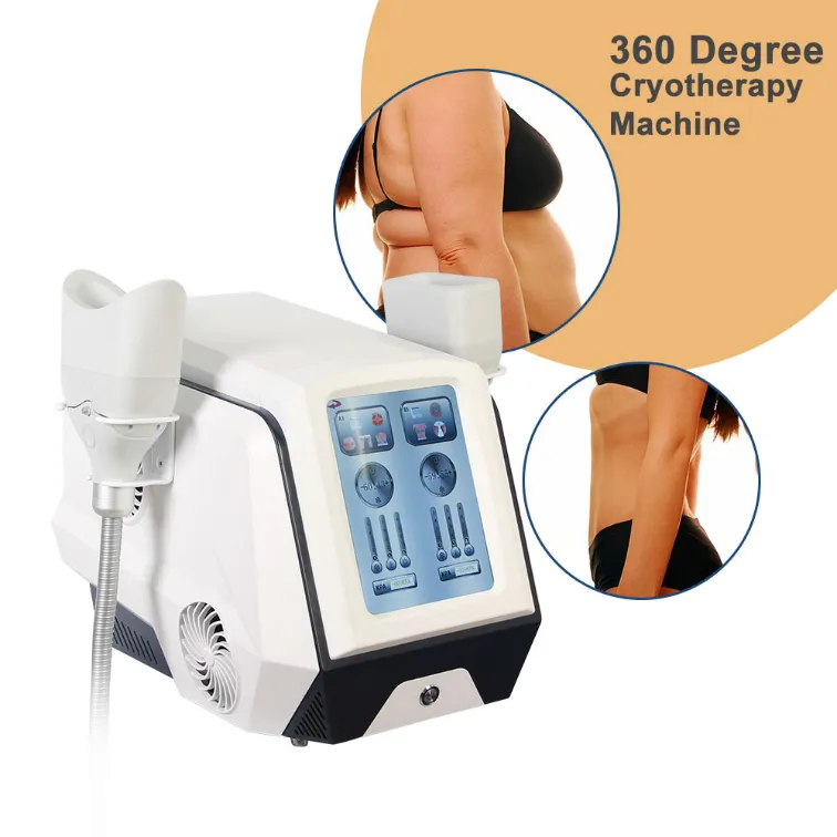 Machine minceur Bon système de refroidissement Gel de graisse Réduction de la cellulite Machines de cryolipolyse 2 poignées peuvent travailler ensemble Slim Vacuum Fat Freez175