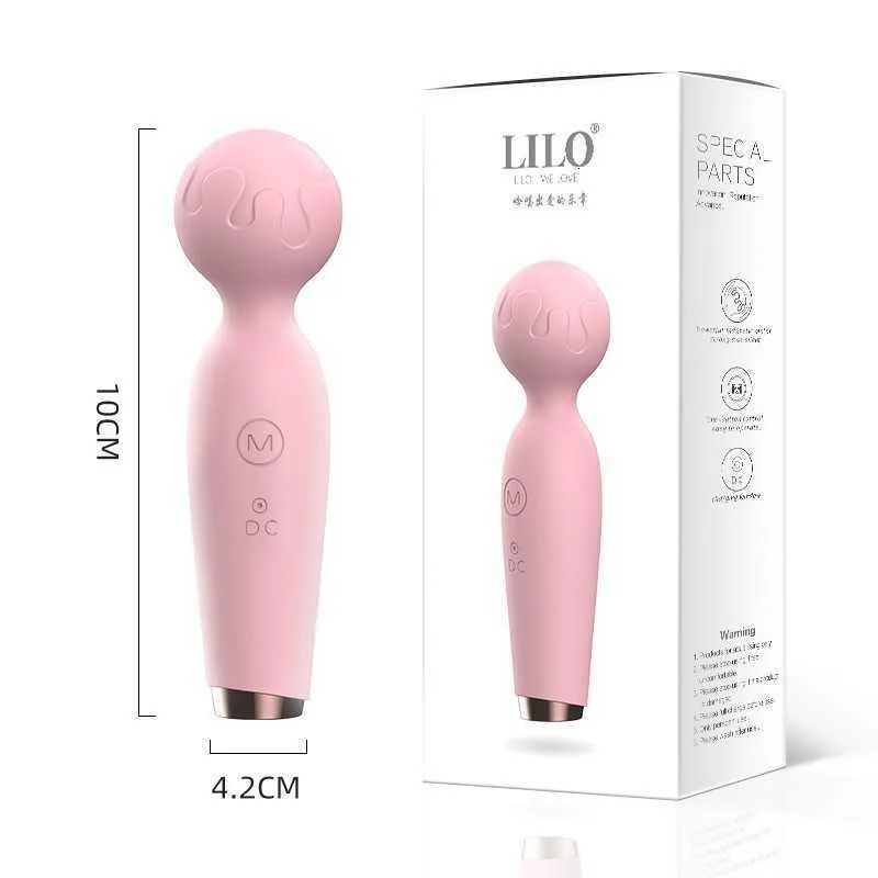 jouet sexuel masseur LILO Lele petit microphone bâton vibrant femme mini av vibration multi-fréquence masturbation massage produits pour adultes