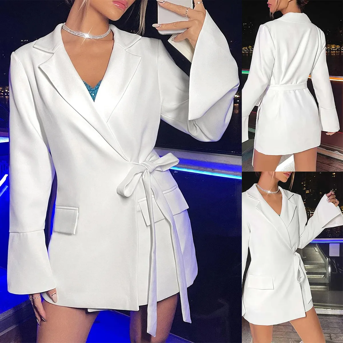 Blazer Dress Suit Women Long Sleeve Double Breasted... From Greatvip, $53.07 | DHgate.Com Blazer Dress Suit Women Long Sleeve Double Breasted... From Greatvip, $53.07 | DHgate.Com