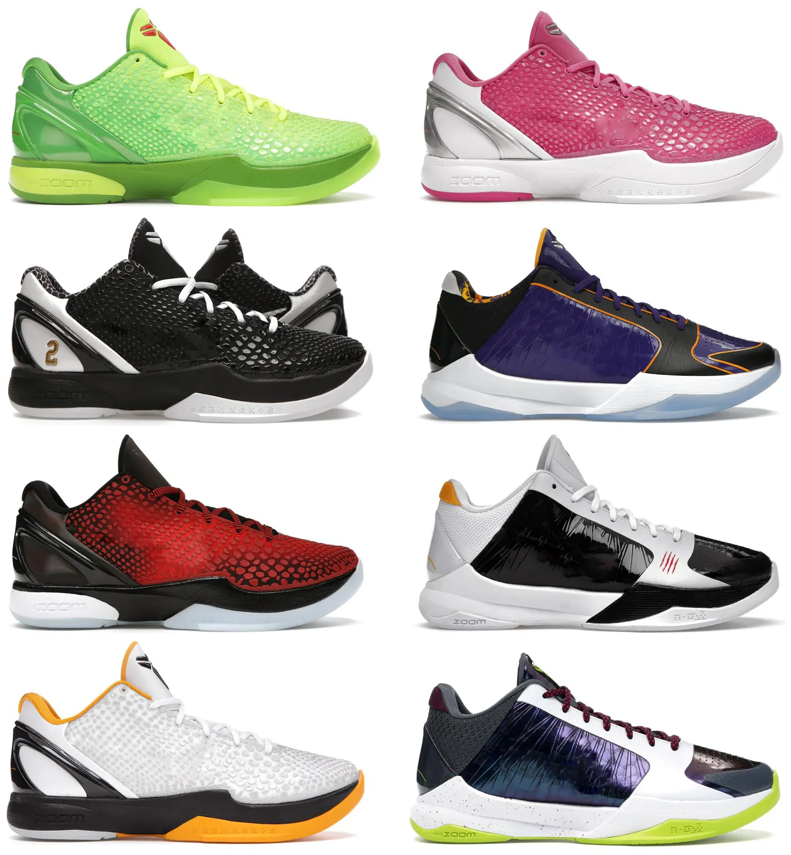 storlek 14 OG Authentic 6 Protro Basketbollskor Mamba Men Grinch Del Sol Bruce Lee PJ Tucker Chaos Lakers All Star Herrsneakers Sports Sneakers Med Originalkartong US7-12