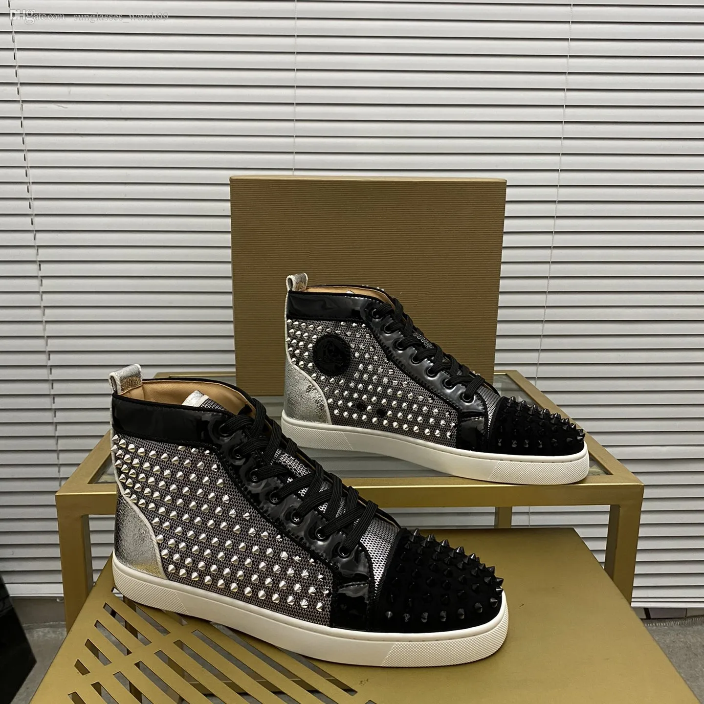 Diamond studded best sale shoes mens