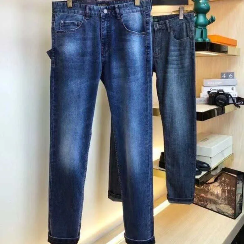 Kontra designer jeans män casual byxor klassiska broderade jeans män byxor plus storlek mode denim pnats 29-42277p