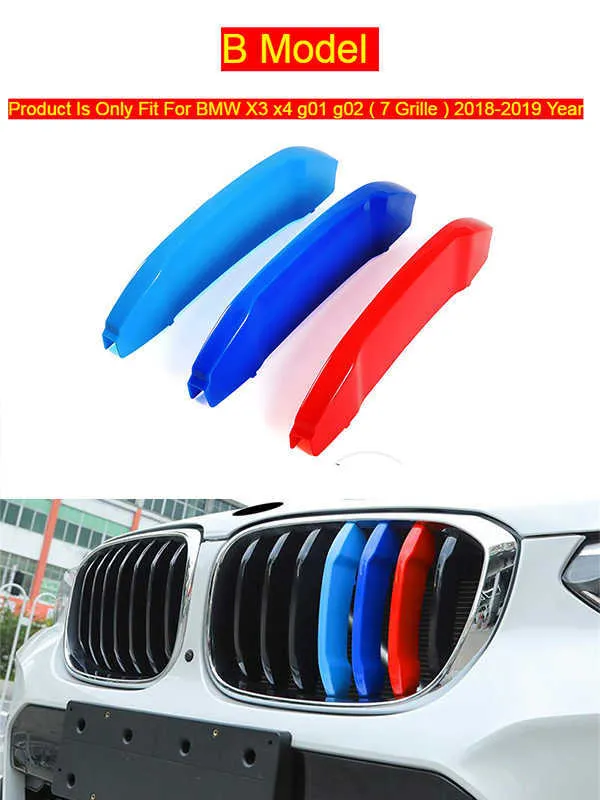 Décoration véhicule,Couvre-calandre à rayures pour BMW X3,x4,f25,f26,g01,g02 ,accessoires de voiture,protection - A Model F25 F26 - Auto Décoration véhicule,Couvre-calandre à rayures pour BMW X3,x4,f25,f26,g01,g02 ,accessoires de voiture,protection - A Model F25 F26 - Auto