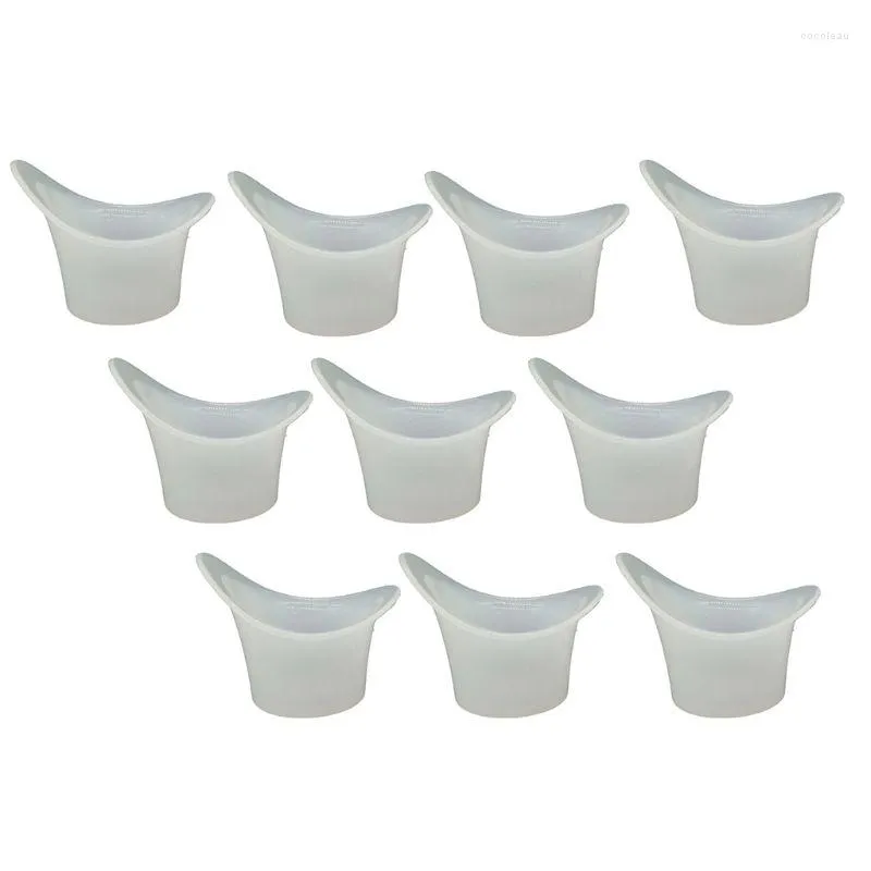 Zonnebrillen frames 10 stks Eyewash Cup Silicone Resnapy Soft Eye Bath Wash D08E