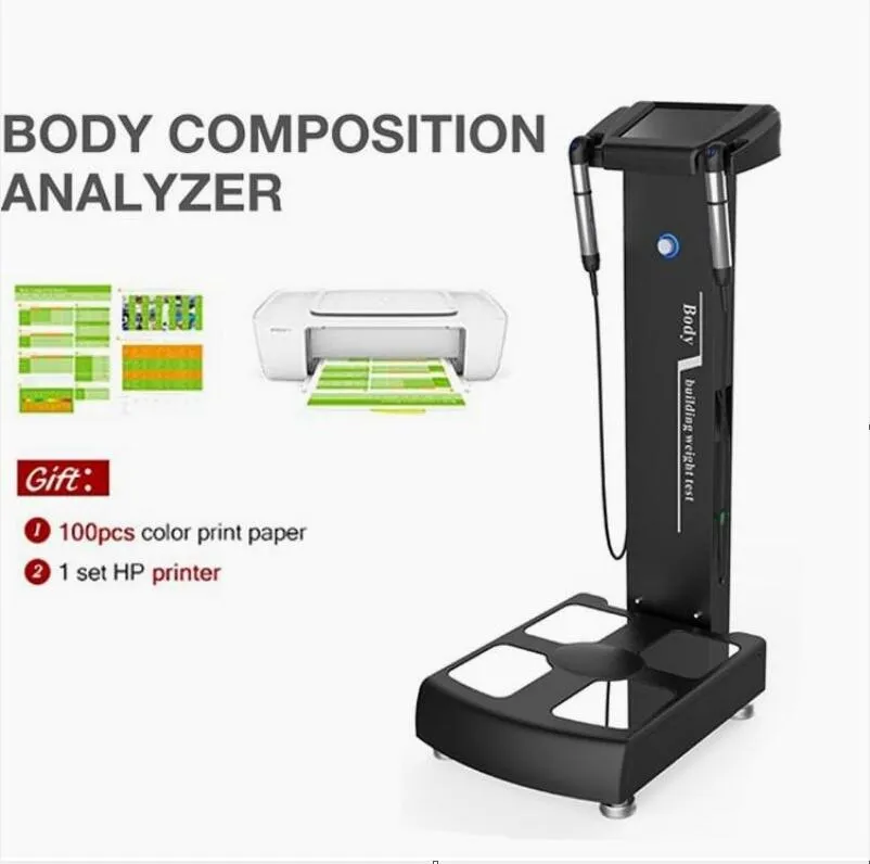 Système de diagnostic de la peau Analyseur de composition corporelle minceur humain Analyse de dispositif d'analyse de la santé corporelle 3D professionnelle avec imprimante