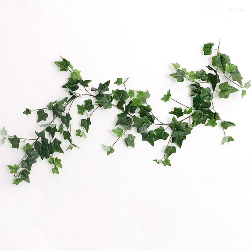 Decorative Flowers Silk Artificial Holly Begonia Hanging Vines Home Wedding Garden Decoration Green Date Sweet Potato Garland Plant