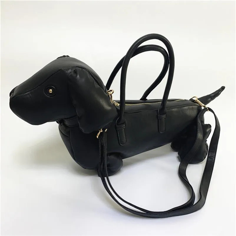Personality design dog shape bag large capacity female leisure handbag lovely cartoon shapes shoulder bags slant span241K