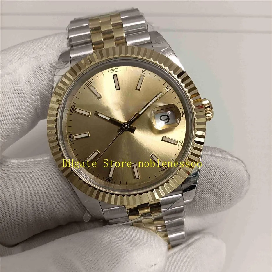 17 kleur real po super vs fabriek cal 3235 automatisch horloge heren 41 mm 126333 904L staal geel goud champagne wijzerplaat 126334 238A