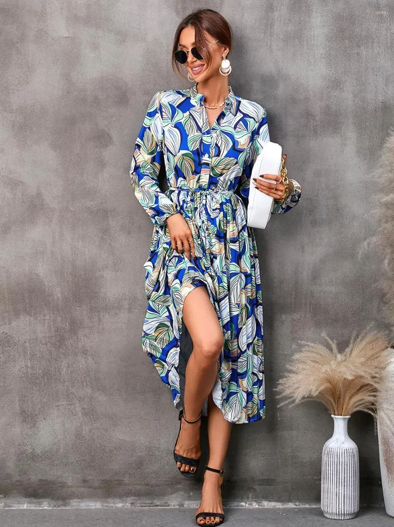 Casual Kleider Langarm Kleid Frauen Französisch Stil Floral Tunika Elegante Rüschen Oansatz Ulzzang Charme Zarte Classy Retro Stilvolle Weibliche Ins