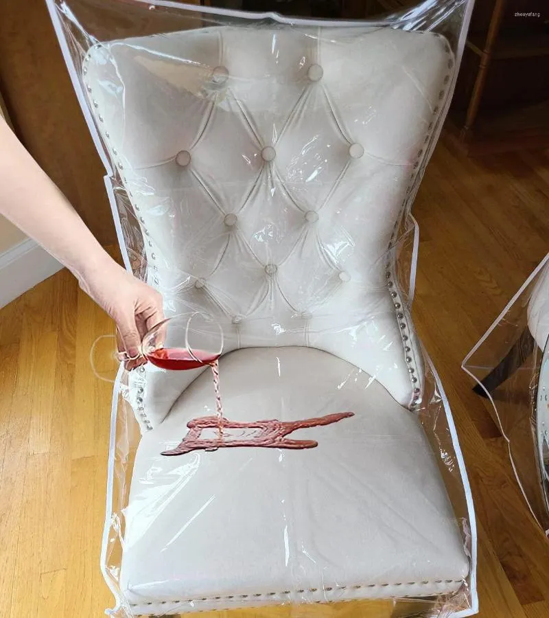 Waterproof Dining Room Pvc Chair Covers With Backrests Heavy Duty Clear Plastic No Dust From Zhouyufang 25.47 DHgate.Com