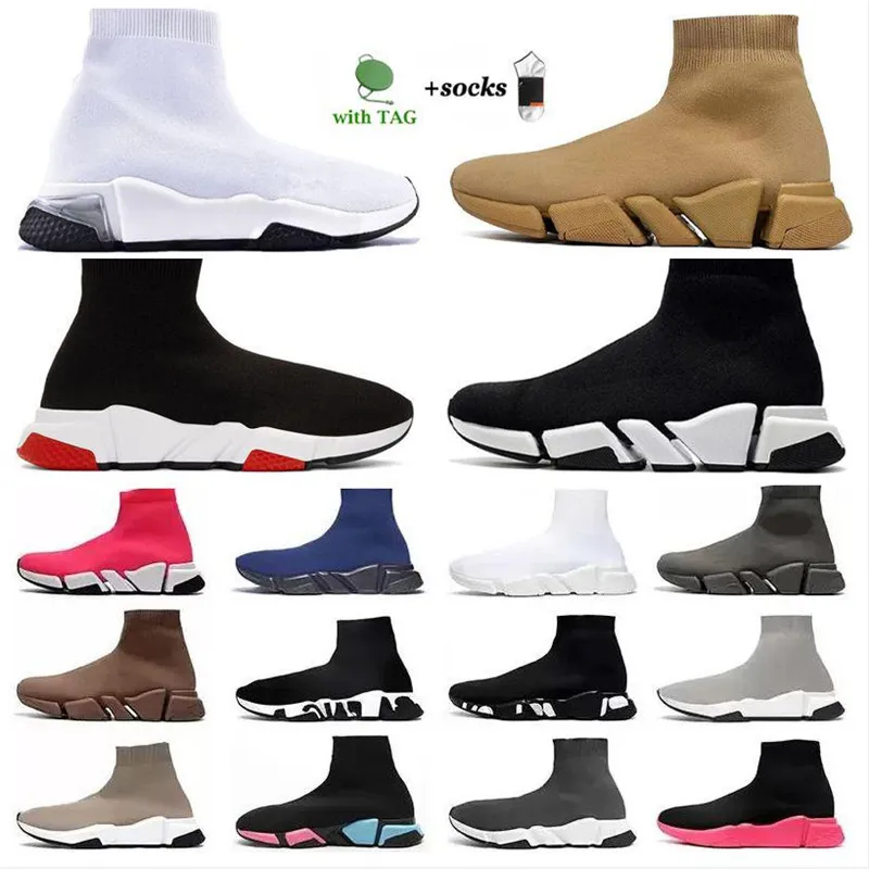 مصمم الأزياء Sock Disual Shoes 2.0 منصة رجال امرأة عداءة ثلاثية أسود أبيض حذاء ماستر واردينج في الهواء الطلق الأحذية الرياضية الحاسوب 36-45