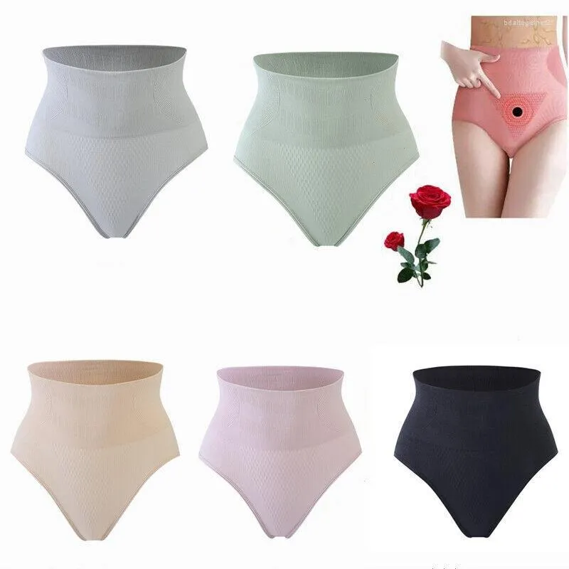 Damtrosor Kvinnor Hög midja Smalning BuLifter Shapewear Underkläder Grafen Honeycomb Vaginal åtstramning och kroppsformande trosor