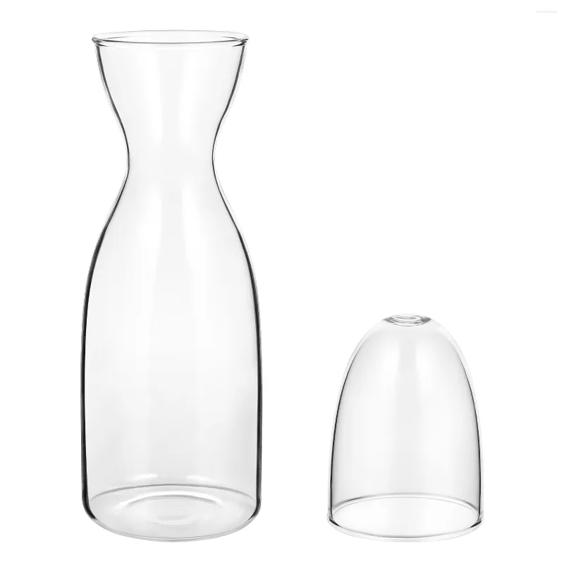 Vorratsflaschen 1 Stück Hochtemperaturbeständiges, langlebiges Glas Wasserkaraffe Getränk für Hochzeit