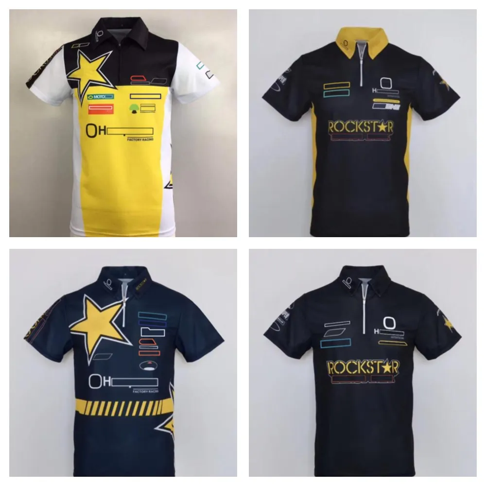 Combinaison de course MotoT, Polo, uniforme d'équipe, salopette, T-shirt à revers, 2022