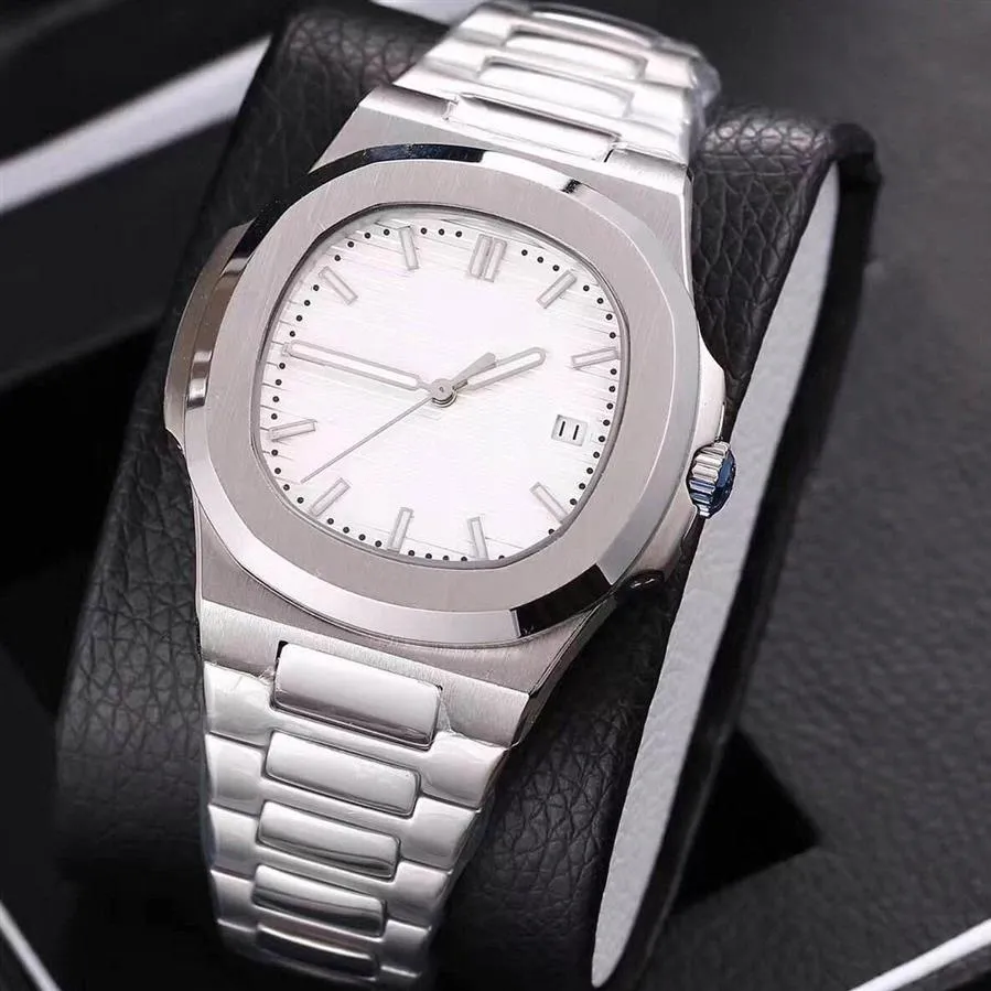 Mens relógio de movimento automático Glide Sooth Sapphire Sapphire Prata e Gold Wristwatch Delivery255k