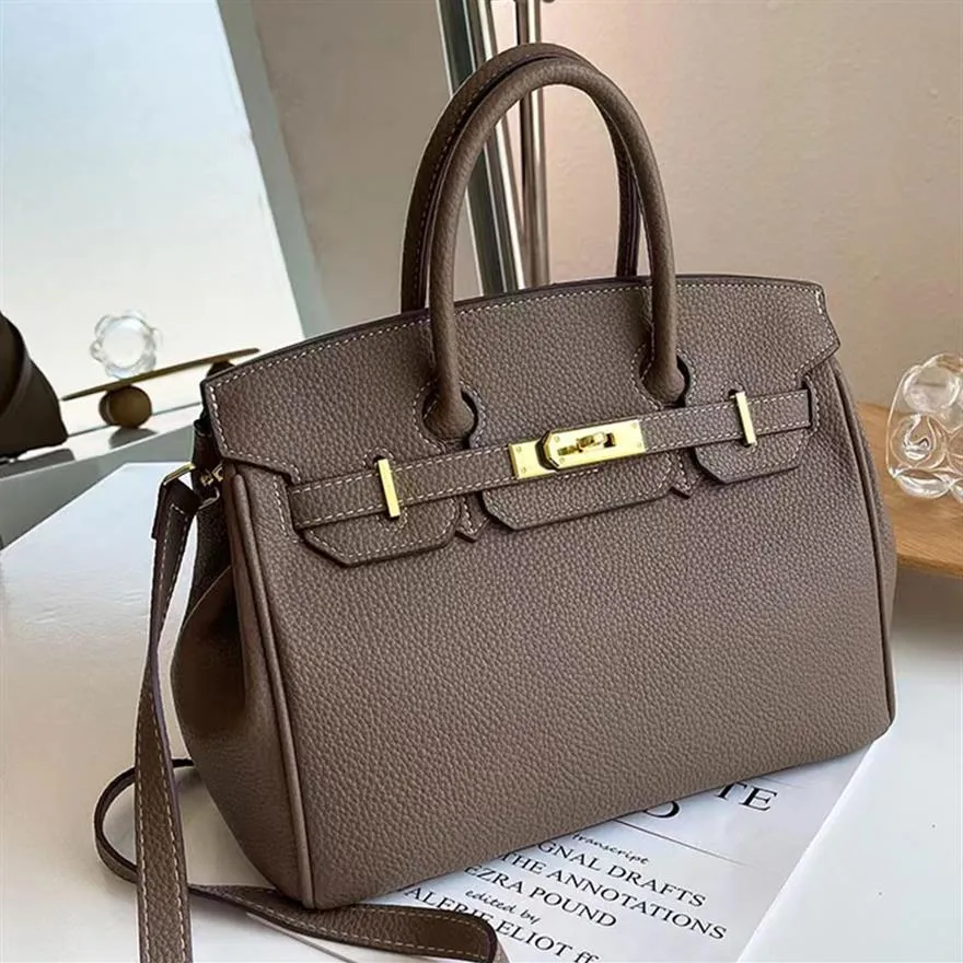 7A top quality Tote Bag Handmade Togo Luxury designer Handbags imitation brands classic fashion women purse cowhide leather pochet204G