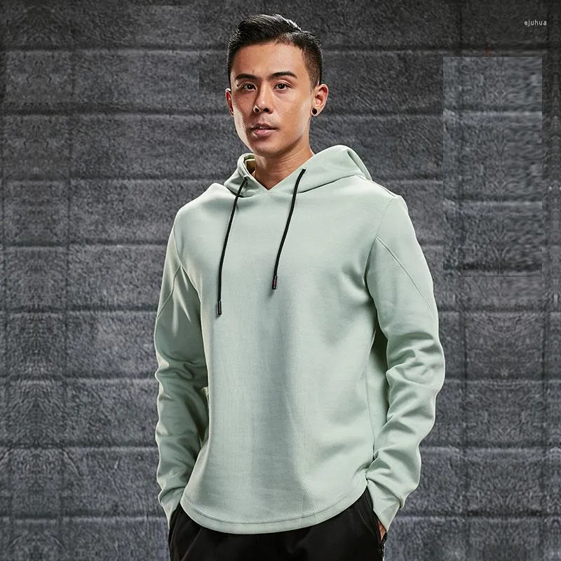 Gym Kleidung Hoodie Mantel Sport Sweatshirts Männer Herbst Winter Stil Plus Samt Dicke Warme Fitness Kleidung Lose Lauf Top