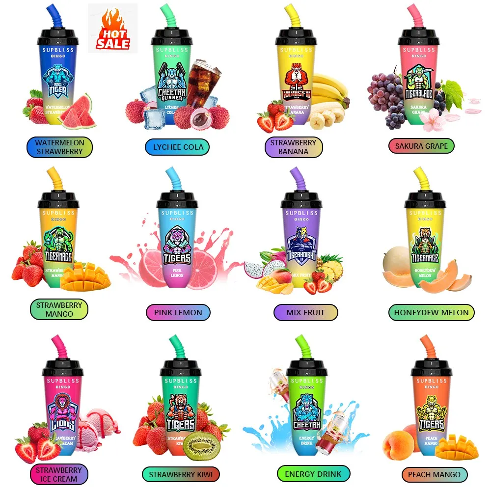 Original RandM Supbliss Bingo 8000 Puffs Disposable Vape Electronic