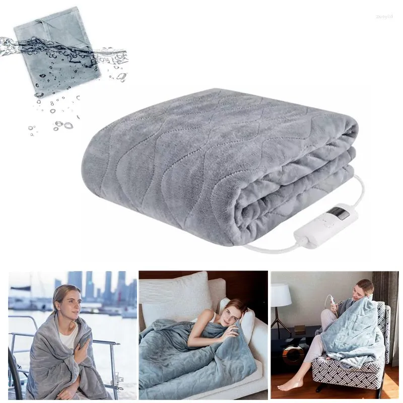 Dekens elektrische deken multifunctionele 6 versnellingsverwarming quilt 110x60 cm één stoelkantoor siesta slaapkamer slaapkamer warme winter