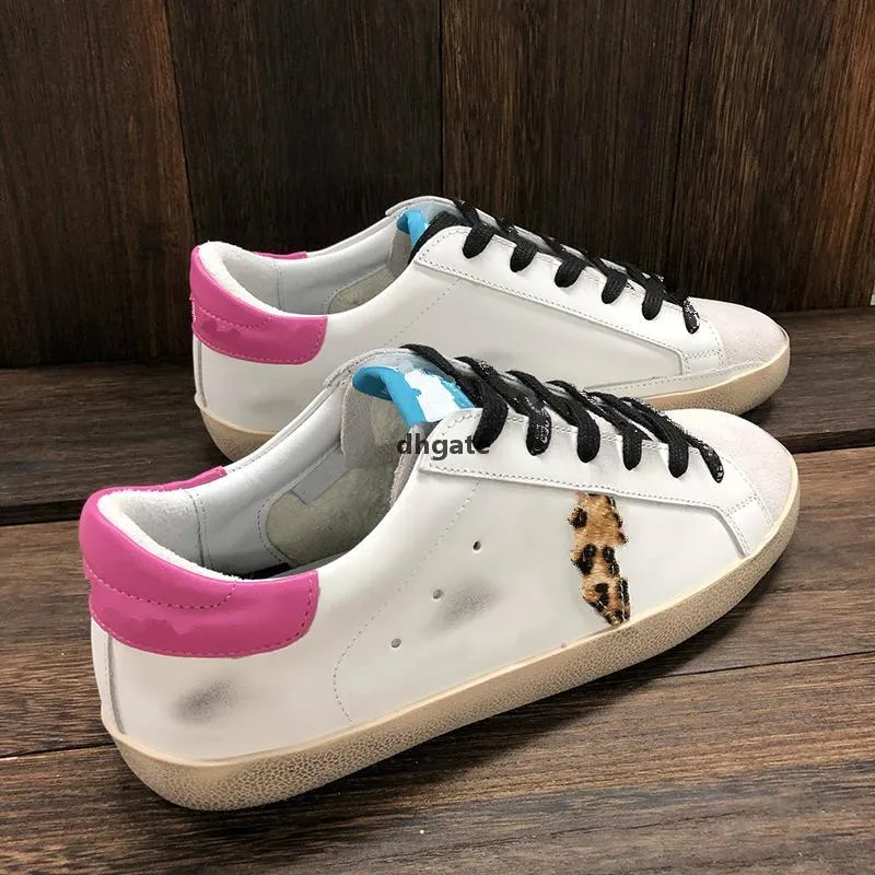 Super Star Sneakers Femmes Chaussures De Mode Paillettes Italie Classique Blanc Do-old Dirty Designer Homme Casual Chaussure Sil Sneaker Goldens Y96W