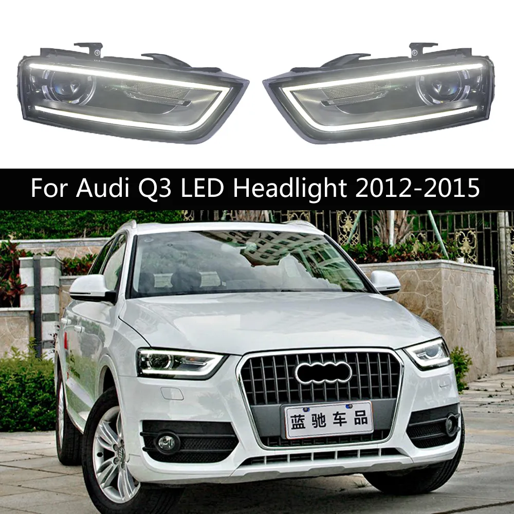 Dynamic LED Headlights With DRL, Streamer, Turn Signal Assembly, And Daytime Drl Light Acura Mdx
