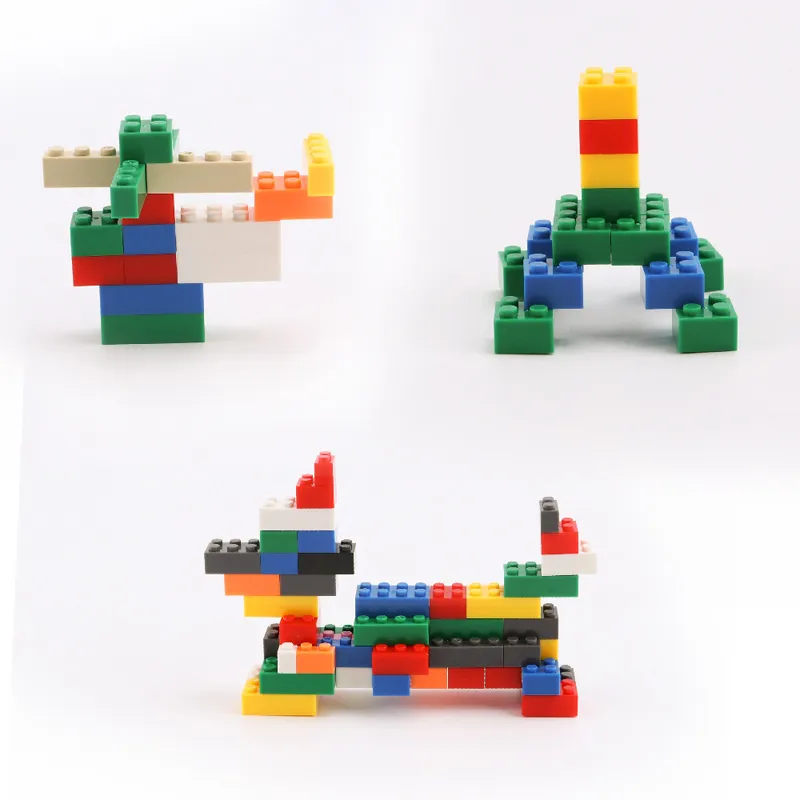 Set di blocchi da 500 pezzi Kit di blocchi da costruzione modello fai-da-te Puzzle Mattoni Bambini Intelligenza Apprendimento Giocattoli educativi Regali bambini