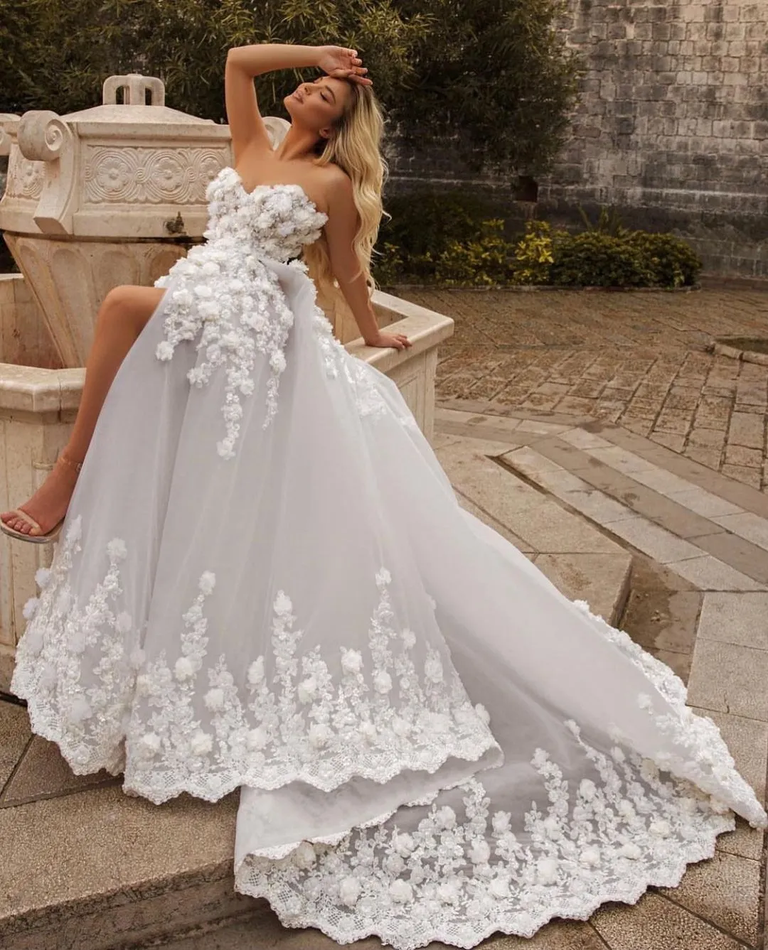Custom Made 2023 Line A Wedding Dress With Veils,... From Newdeve, $262.27  | DHgate.Com
